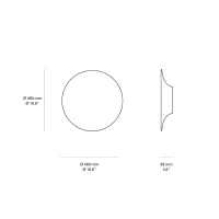 Foscarini Anoor lampada led da parete