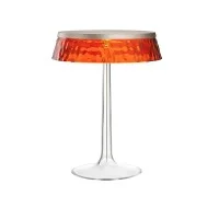 Flos Bon Jour LED Table Lamp Dimmable Top Matt Chrome And Amber