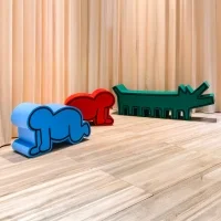 Gufram x Luna Luna Blue Baby Pouf