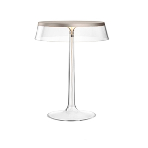 Flos Bon Jour LED Table Lamp Dimmable Top Matt Chrome And