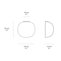 Foscarini Gem led wall lamp