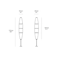 Foscarini Havana lampada led da terra per esterno