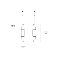 Foscarini Havana lampada led a sospensione per esterno