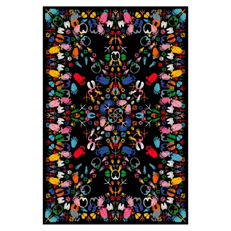 Qeeboo Let's Dance Animal Traces carpets