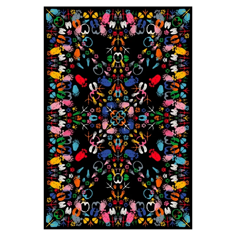 Qeeboo Let's Dance Animal Traces carpets
