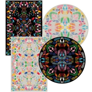 Qeeboo Let's Dance Animal Traces carpets