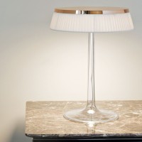 Flos Bon Jour LED Lampada da Tavolo Dimmerabile Top Cromo Opaco