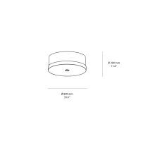 Wever & Ducrè single round ceiling rose