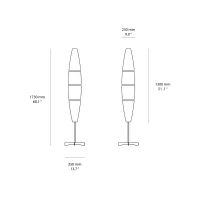 Foscarini Havana lampada led da terra