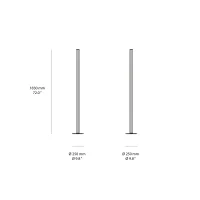 Foscarini Chiaroscura lampada led da terra