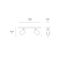 Astro Lighting Ascoli Twin lampada da soffitto