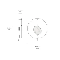 Foscarini Gioia led wall lamp