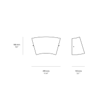 Foscarini Tutù led wall lamp
