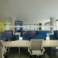 Slide Slim linear suspension lamp