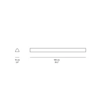 Slide Slim linear wall lamp Slide Slim linear wall lamp