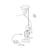 Flos Toio electrified cable with lamp holder and transformer connector 3-pole
