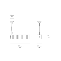 Foscarini Pli lampada led a sospensione