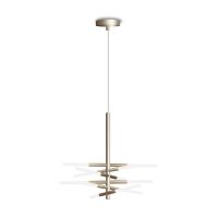 Contardi Bianca double suspension lamp