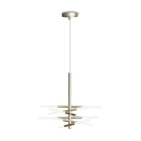 Contardi Bianca double suspension lamp