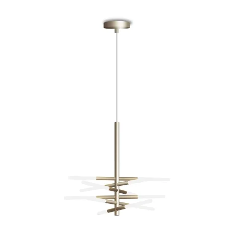 Contardi Bianca double suspension lamp