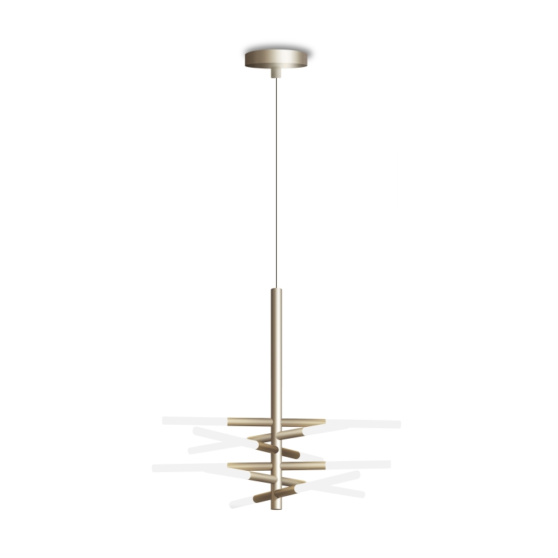 Contardi Bianca double suspension lamp