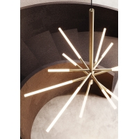 Contardi Bianca double suspension lamp