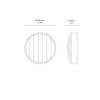 Astro Lighting Montreal Round 300 Coastal lampada da parete