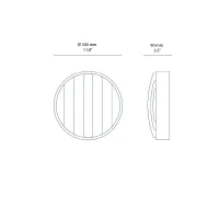 Astro Lighting Montreal Round 300 Coastal wall lamp