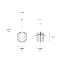 Foscarini Supernova led suspension lamp