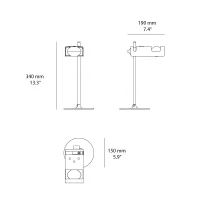 Oluce Mini Spider 294 table lamp