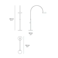 Oluce Berlin-out 304 floor lamp
