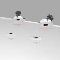 copy of Flos Kap 80 Fixed 12V GX5.3 trimless round recessed downlight trimless