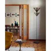 Oluce Pascal Double Lighting Floor Lamp By Vico Magistretti