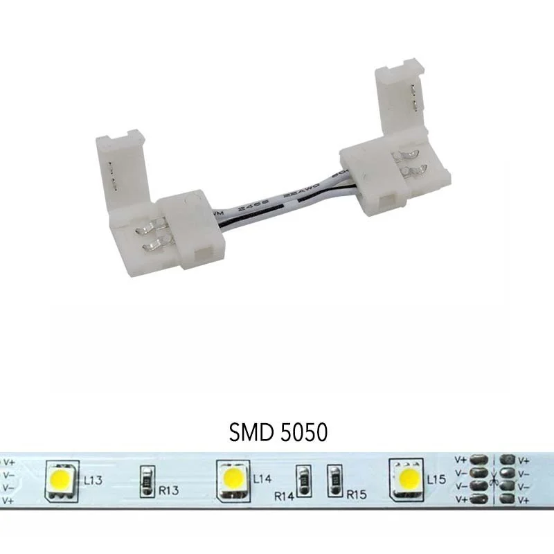 Lampo Connettore Rapido Con Cavi Per Strip 12-24V Striscia LED Lampo Connettore Rapido Con Cavi Per Strip 12-24V Striscia LED