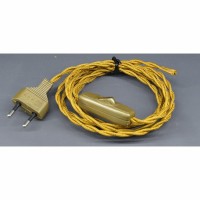 Cavo Cablaggio Intrecciato Treccia 200 cm 250V Spina 2A con