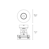 Flos Eclectic 90 Adjustable faretto a incasso tondo