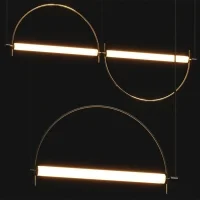 Aromas Arc led suspension lamp