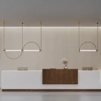 Aromas Arc led suspension lamp