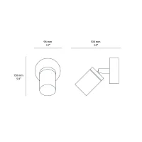 Astro Lighting Dartmouth Single Spot lampada da parete