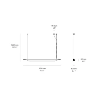 Foscarini Troag led suspension lamp