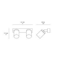 Astro Lighting Dartmouth Twin Spot wall lamp