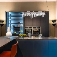 Oluce Dancing Glass 457 lampada a sospensione