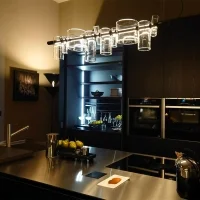 Oluce Dancing Glass 457 lampada a sospensione