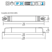 TCI SLIM/U S 14W 500mA DC Alimentatore Elettronico In Corrente TCI SLIM/U S 14W 500mA DC Alimentatore Elettronico In Corrente