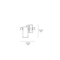 Oluce Dancing Glass 757 wall lamp