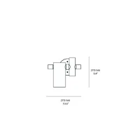 Oluce Dancing Glass 757 wall lamp