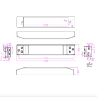 copy of QLT Alimentatore Multi-Corrente 36W 150-900mA Costante Dimmerabile DALI/PUSH