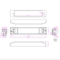 QLT Constant Multi-Current 36W 150-900mA LED Driver Dimmable DALI/PUSH