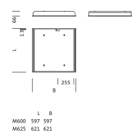 Osram Light LED Panel Pannello 60x60 30W 4000K 2800lm 120°