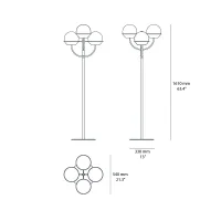 Oluce Lyndon 351 floor lamp